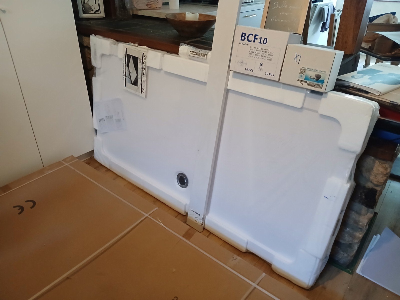 receveur de douche aica+paroi de douche mexen tout neuf, Bricolage & Construction, Enlèvement, Neuf, Chrome, Douche