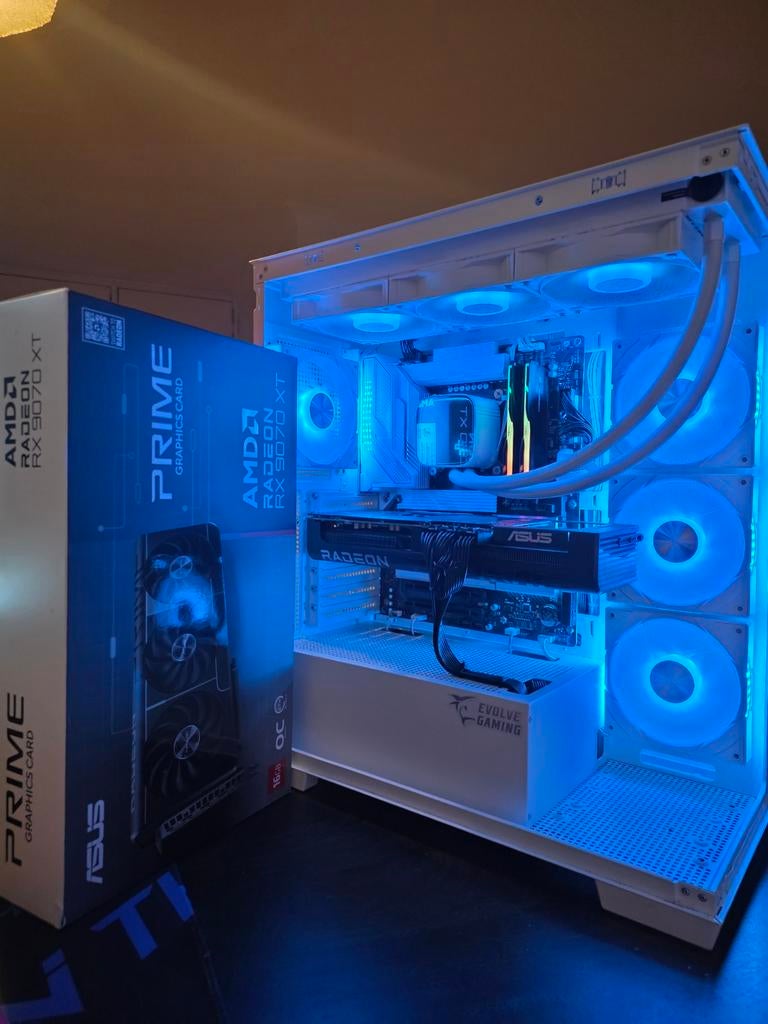 9070 XT + Ultra 7 265KF Gaming Pc !, Computers en Software, Ophalen of Verzenden, Intel