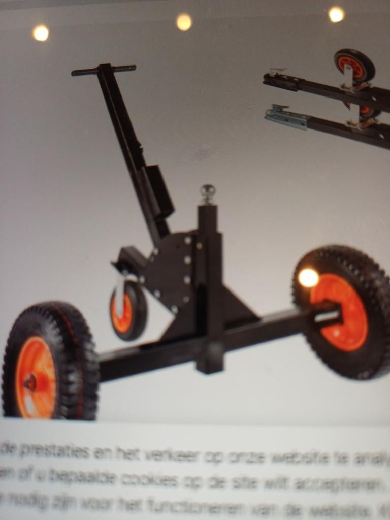 Caravan moever zeer handig, Ophalen