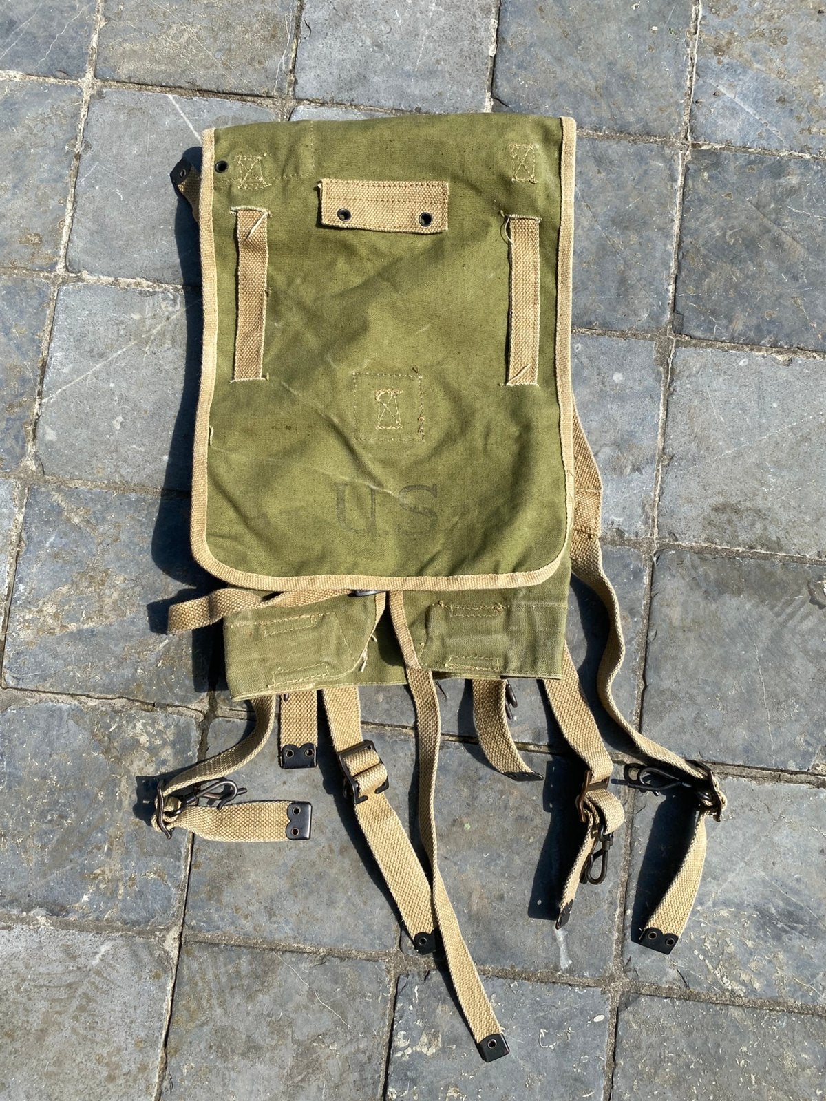 US WO2 M1928 havresack rugzak 1944 British made, Verzamelen, Militaria | Tweede Wereldoorlog, Verzenden, Landmacht, Overige typen