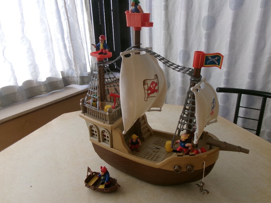 Piratenschip, Ophalen