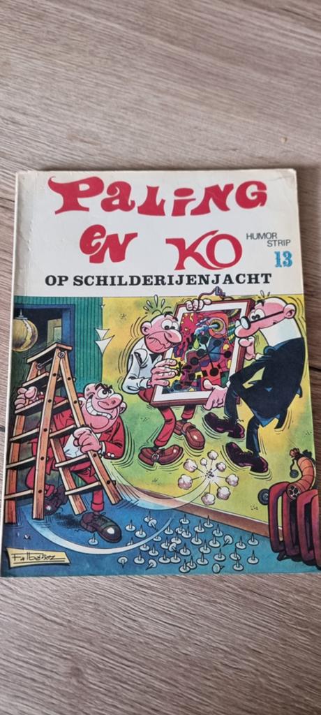 Stripboek "Paling en Ko" deel 13 "Op schilderijenjacht", Eén stripboek, Ophalen of Verzenden, Gelezen, Ibanez