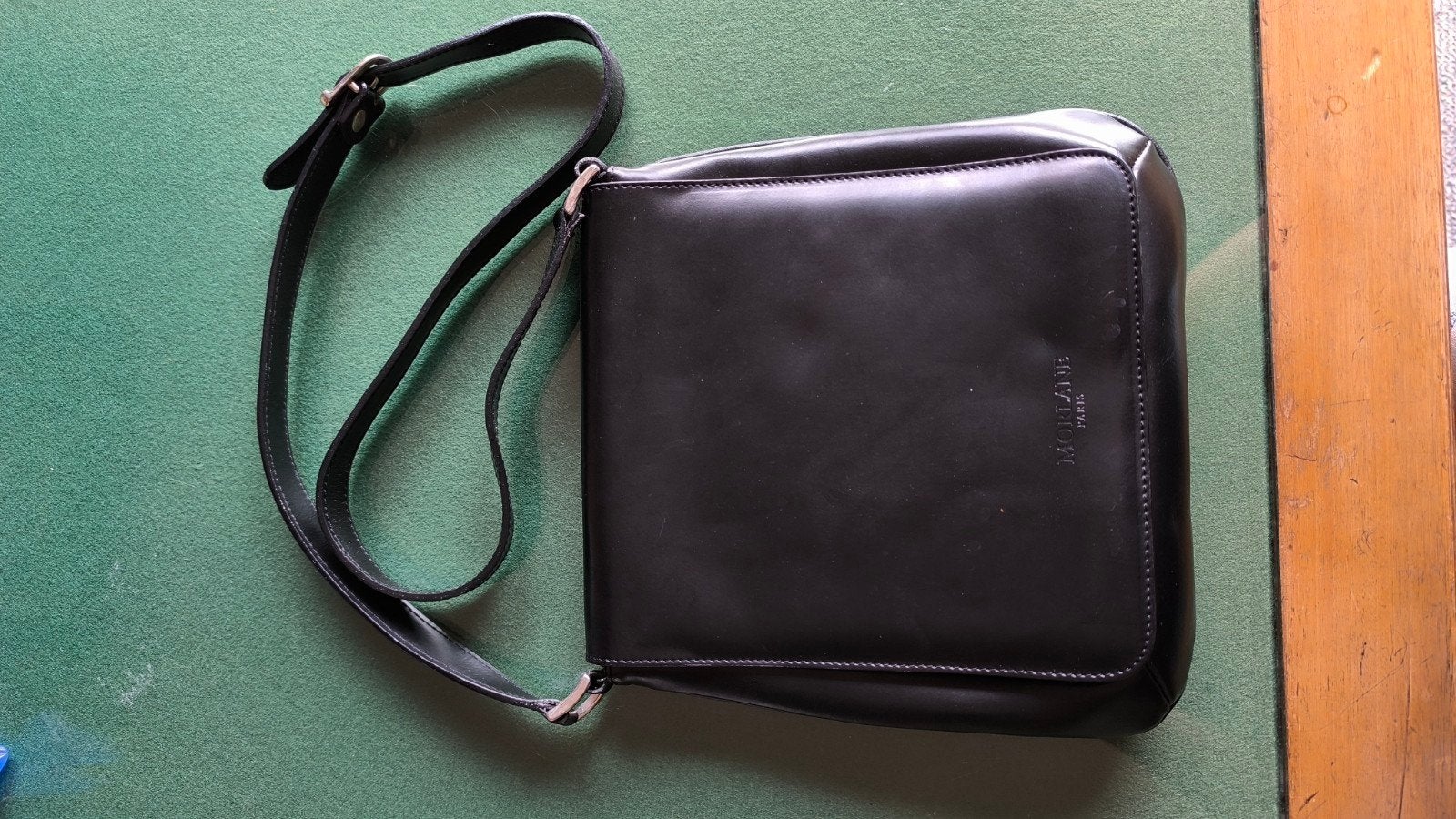 Sac bandoulière Morlane Paris, Enlèvement ou Envoi, Utilisé, Noir, Sac à bandoulière