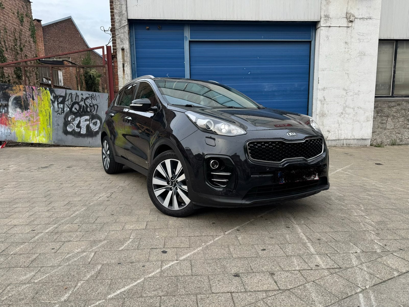 Kia sportage 2.0 crdi euro 6 awd, Auto's, Automaat, Overige bekleding, Zwart, Diesel