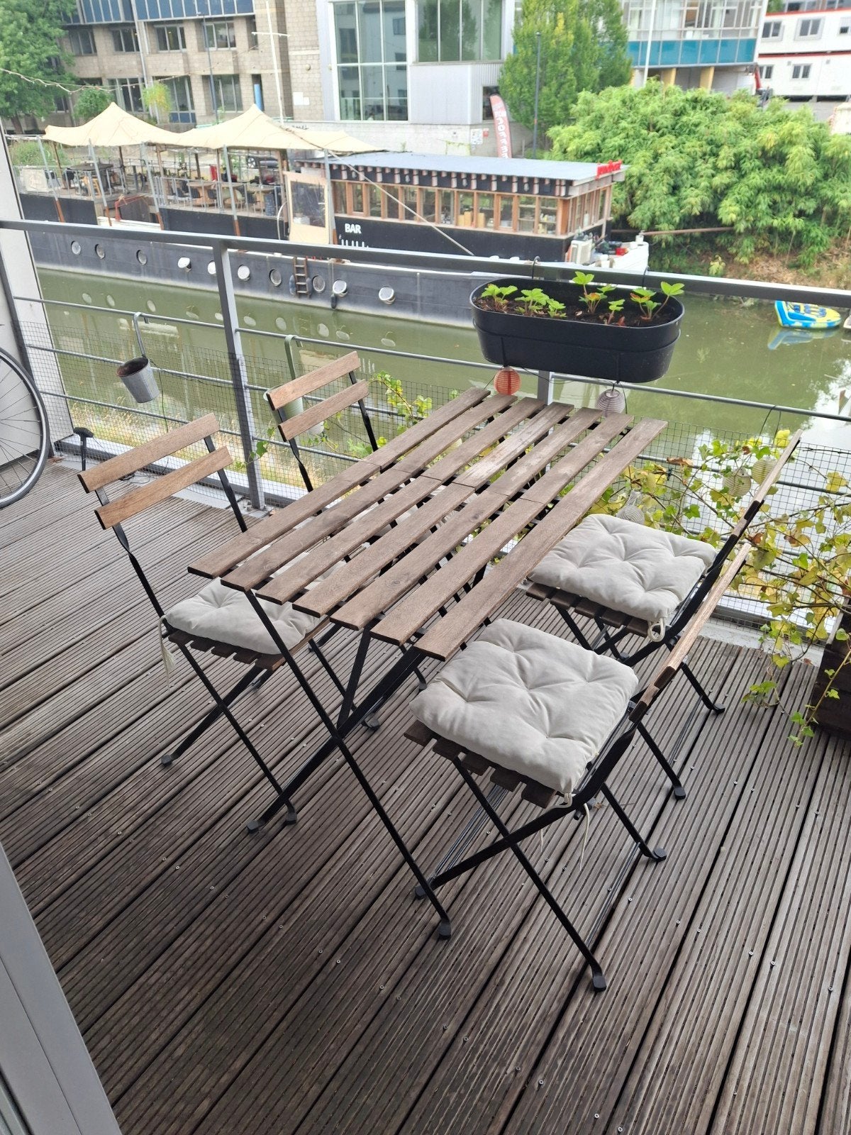 IKEA terras set, Tuin en Terras, Tuinsets en Loungesets, Ophalen, 4 zitplaatsen, Gebruikt, Tuinset