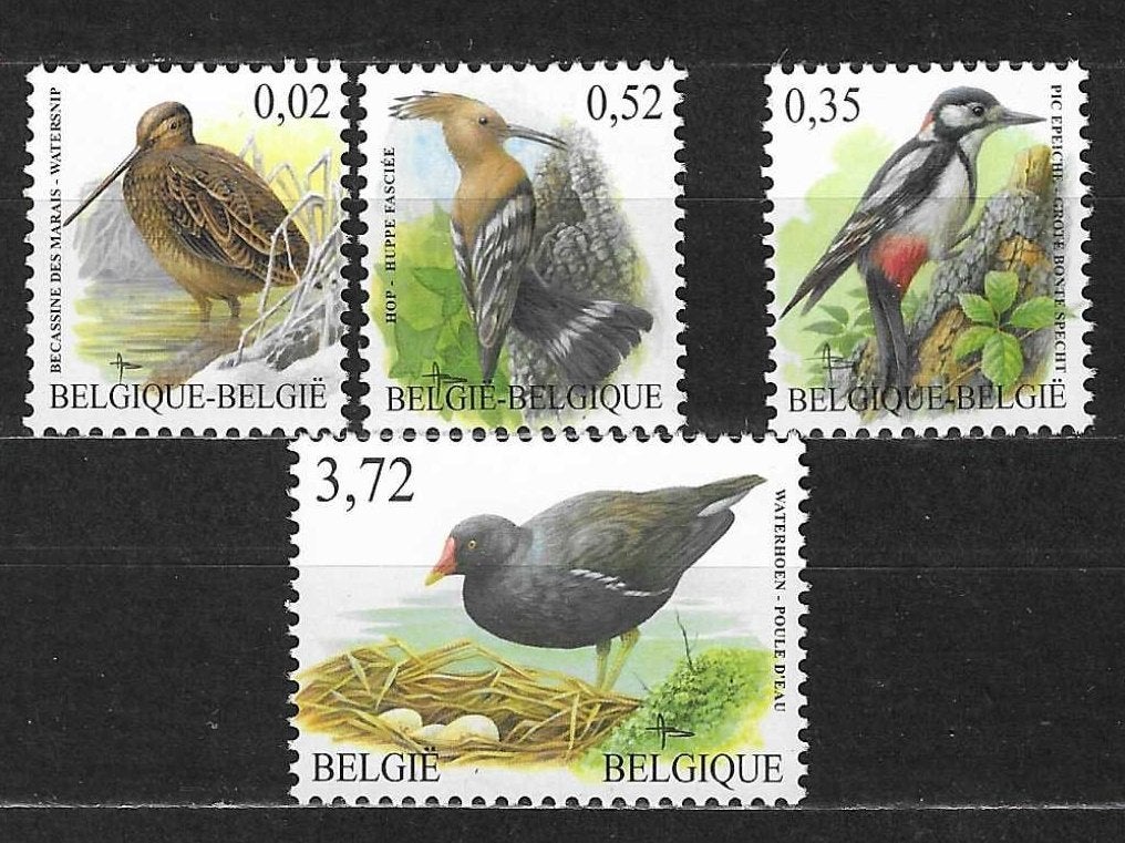 Belgique OPC 3162+3199-00+3212 Oiseaux type Buzin (2003) **, Timbres & Monnaies, Enlèvement ou Envoi, Non oblitéré, Neuf
