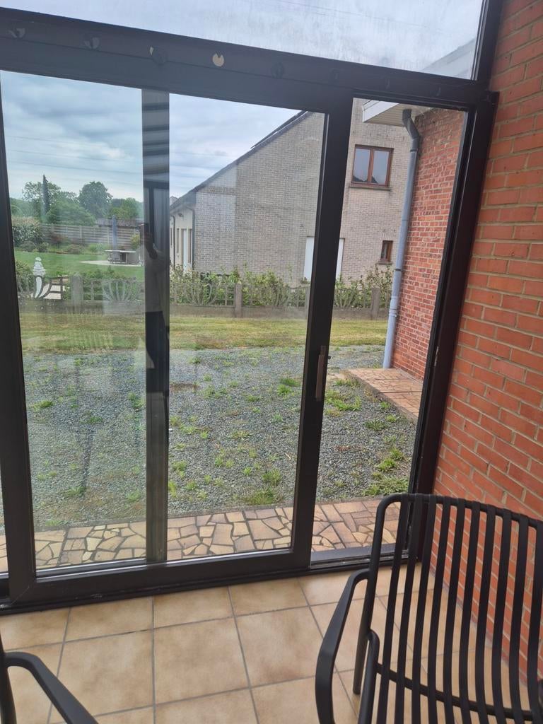 Complete veranda met dubbel glas schuifraam en deur., Ophalen, Veranda