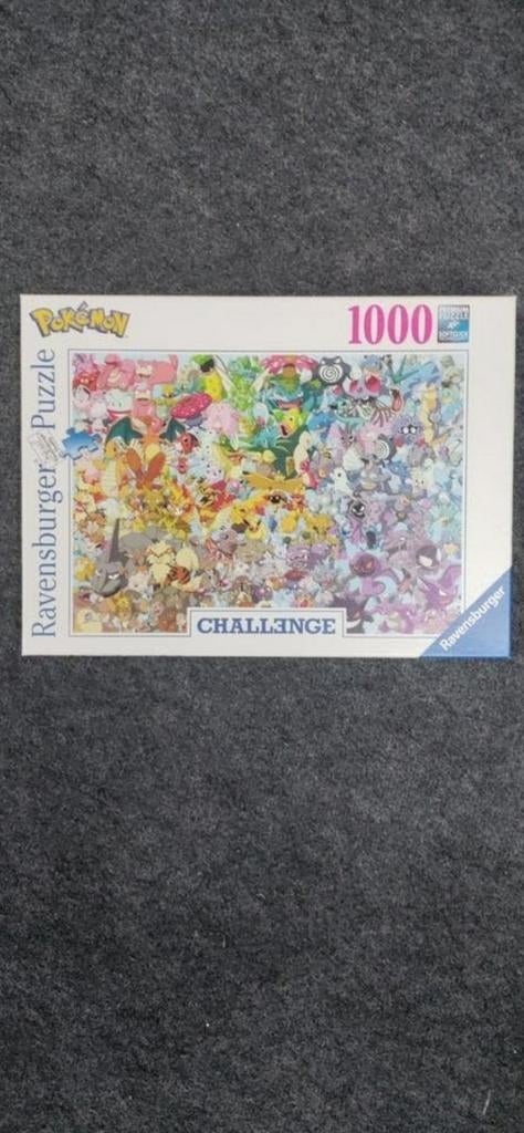 Puzzle Pokémon — 1000 pièces (Ravensburger), Hobby & Loisirs créatifs, Sport cérébral & Puzzles, Utilisé, Puzzle, 500 à 1500 pièces