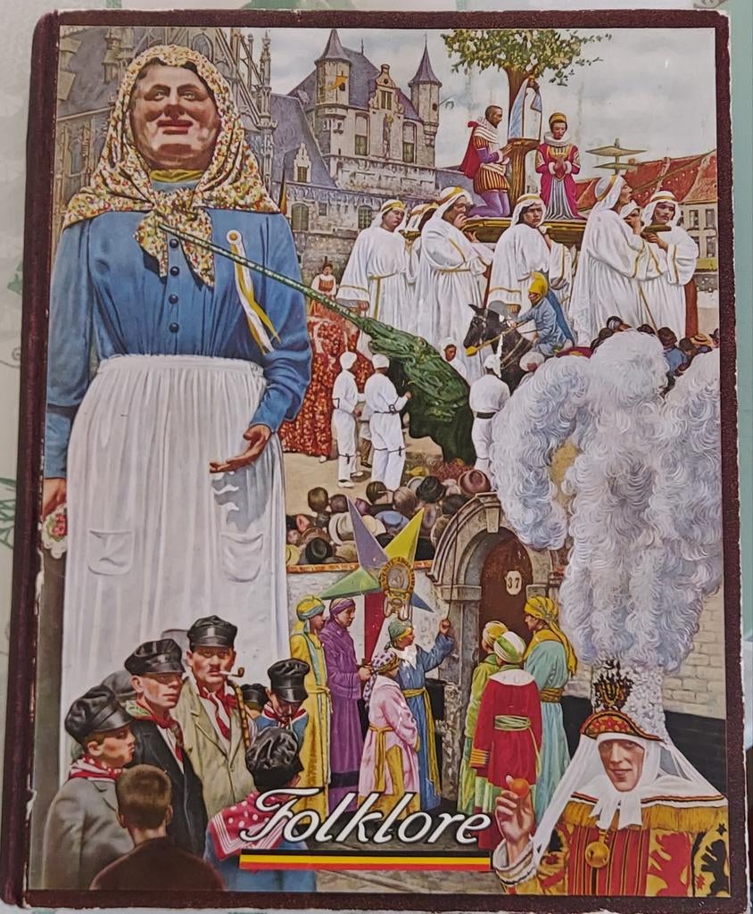 Livre chromos folklore belge 120pages complet 1 et 2, Boeken, Ophalen of Verzenden