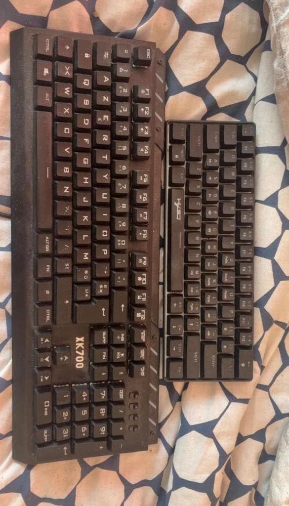 clavier led gaming, Informatique & Logiciels, Claviers, Clavier gamer, Azerty, Comme neuf, Enlèvement