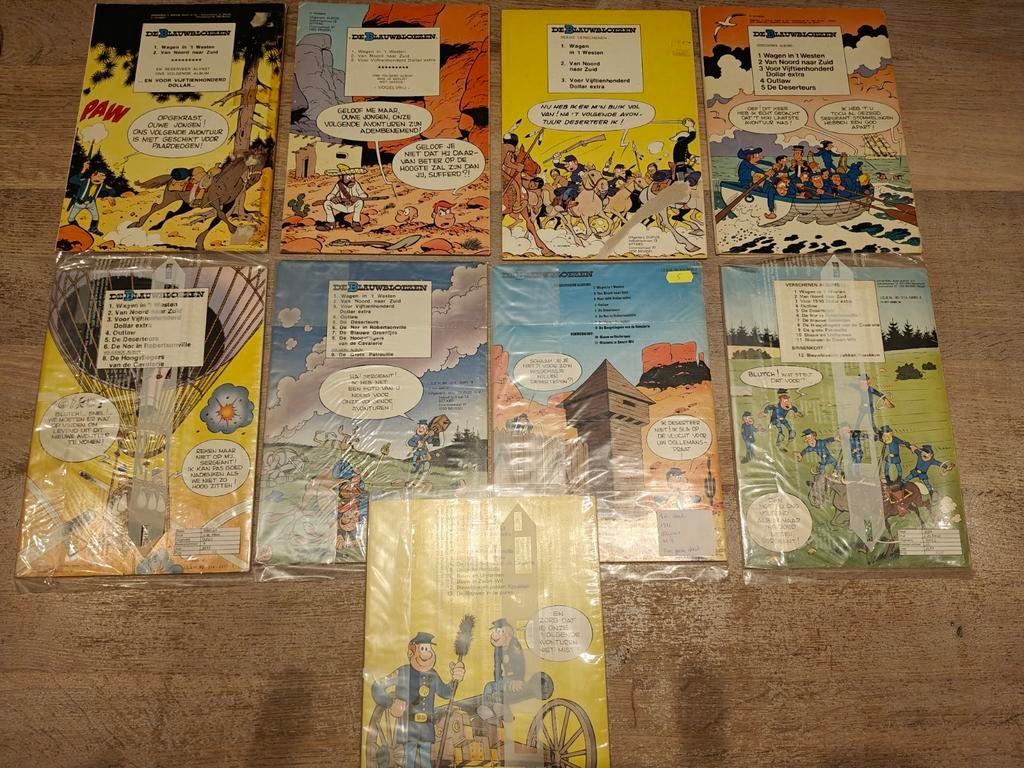 Strips de blauwbloezen, Boeken, Ophalen of Verzenden