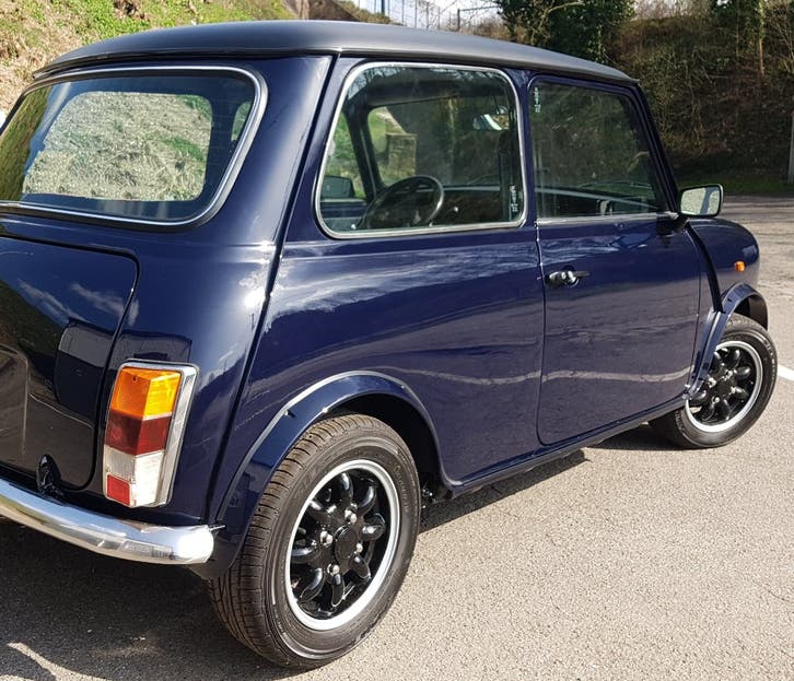 mini 1000 1986, Autos, Boîte manuelle, Bleu, 2 portes, Particulier