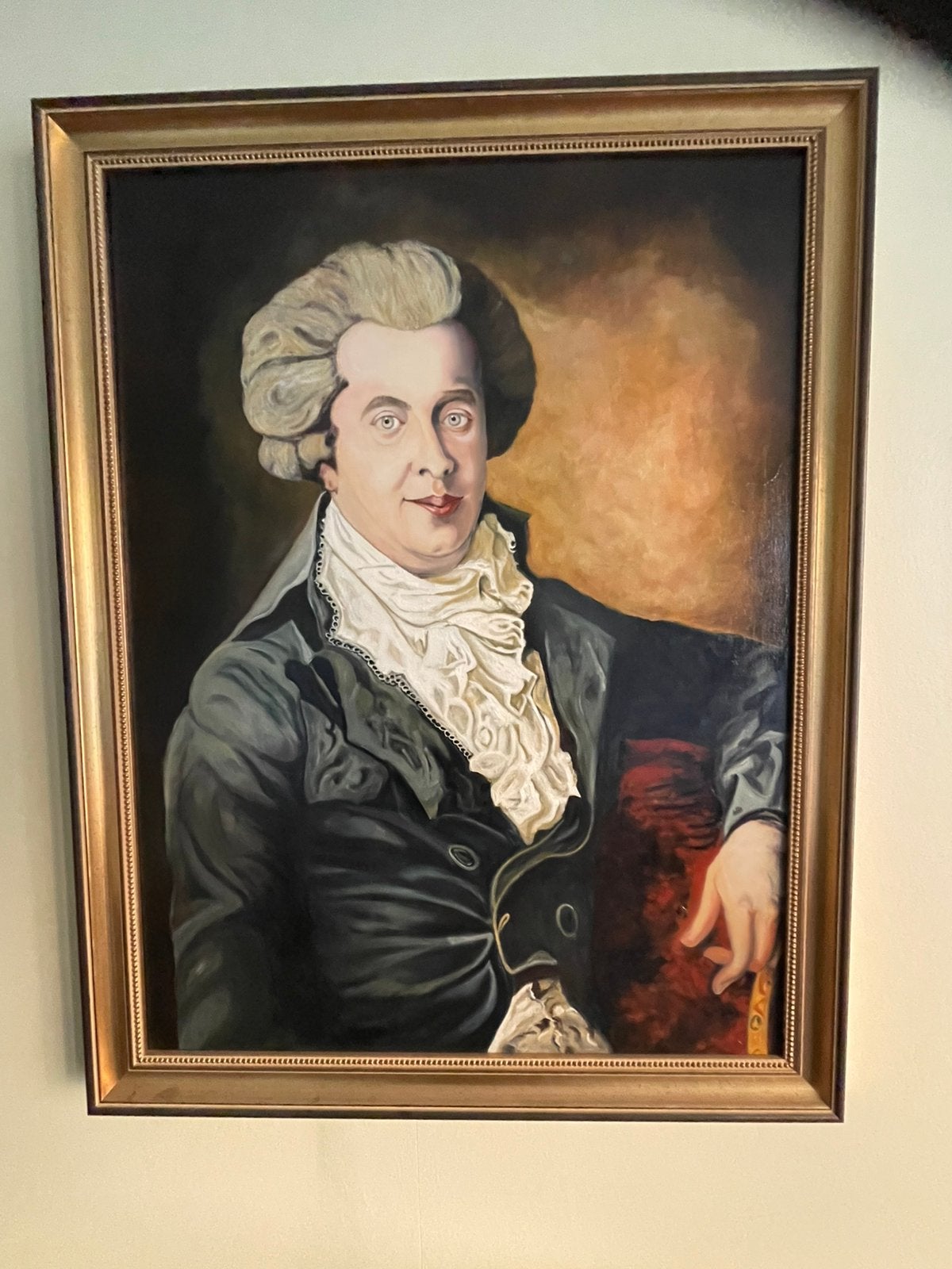 Tableau portrait de Mozart, Antiquités & Art, Enlèvement