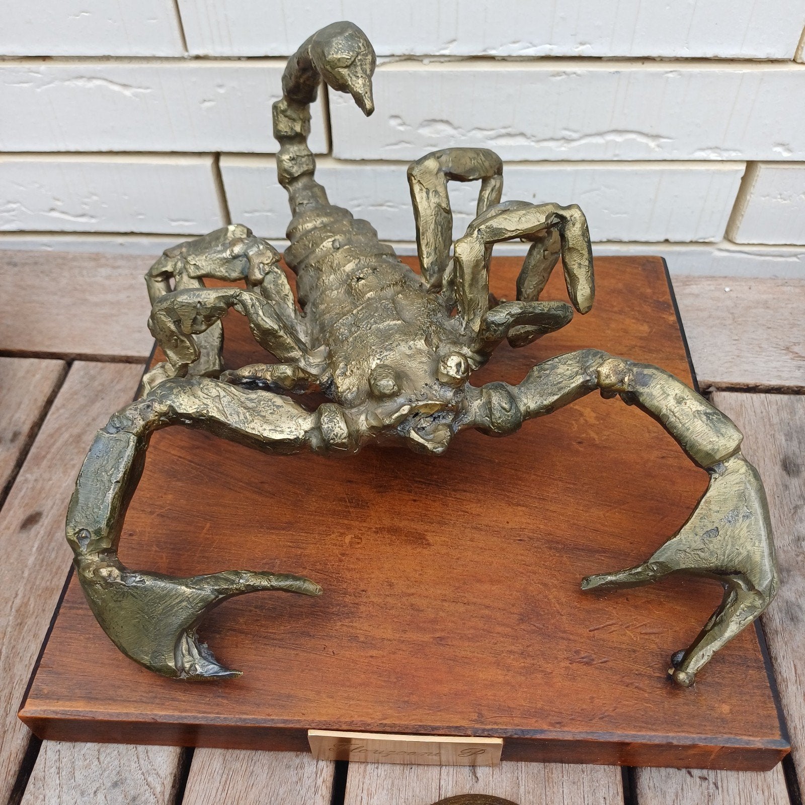 Bronzen sculptuur 'Schorpioen' Pieter Florizoone (1937–2015, Antiek en Kunst, Ophalen of Verzenden