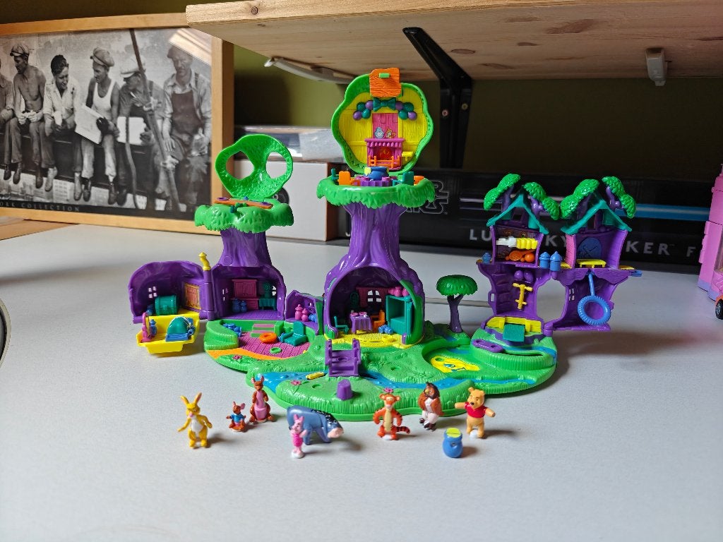 Polly Pocket Winnie The Pooh Playset, Verzamelen, Poppetjes en Figuurtjes, Zo goed als nieuw, Ophalen of Verzenden