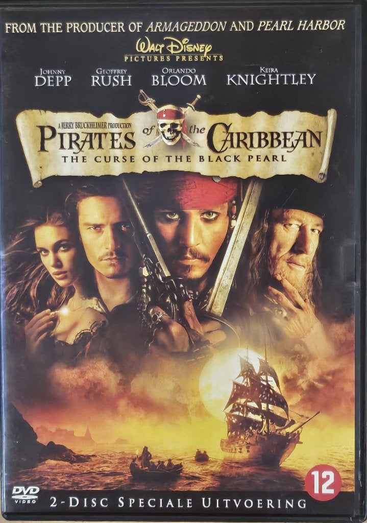 Pirates of the Caribbean: The Curse of the Black Pearl, Nederlands, Ophalen of Verzenden, Gebruikt, Engels