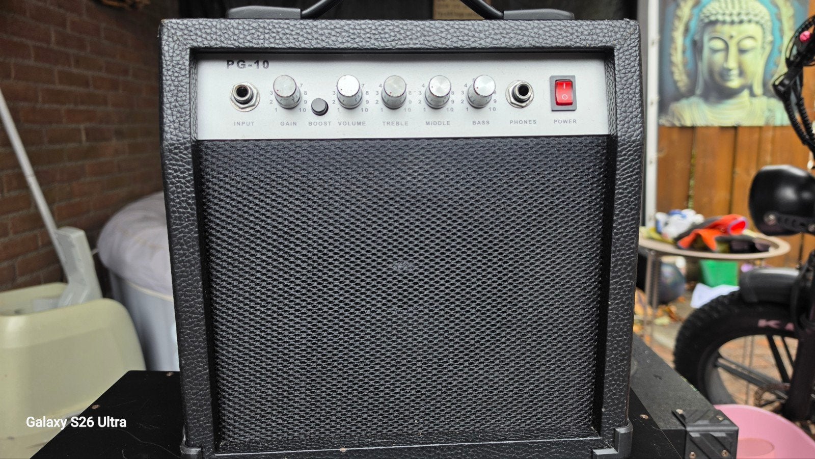 compacte gitaar versterker werkt goed, Musique & Instruments, Amplis | Basse & Guitare, Enlèvement ou Envoi, Comme neuf, Guitare