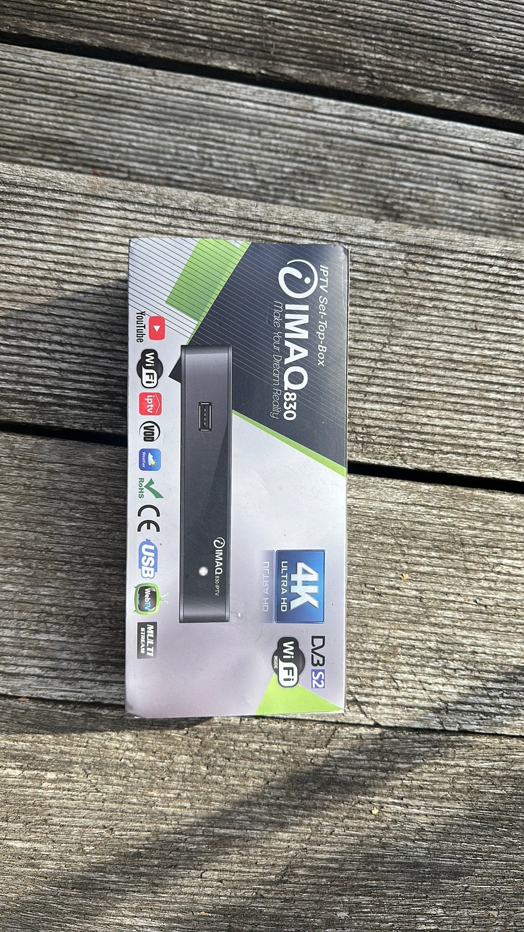 Décodeur IPTV / Satellite iMAQ 830 – 4K UHD, Enlèvement ou Envoi, Comme neuf