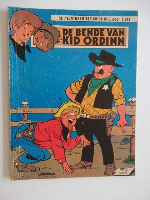 chick bill...nr.30....de bende van kid ordinn, Ophalen of Verzenden, Gelezen