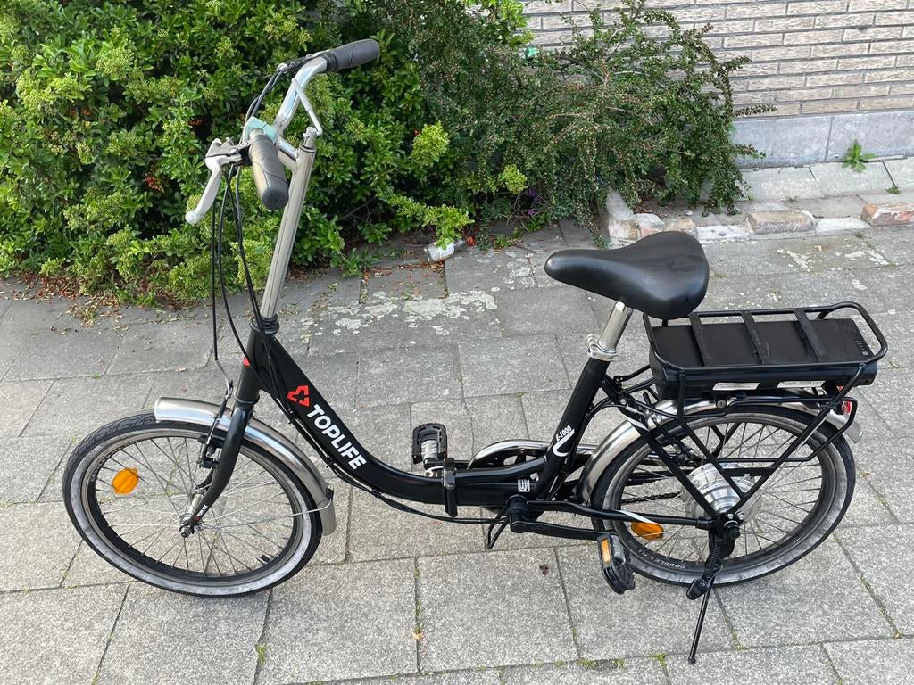 Elektrisch en vouw fiets met batterij en oplader, Fietsen en Brommers, Ophalen, Zo goed als nieuw