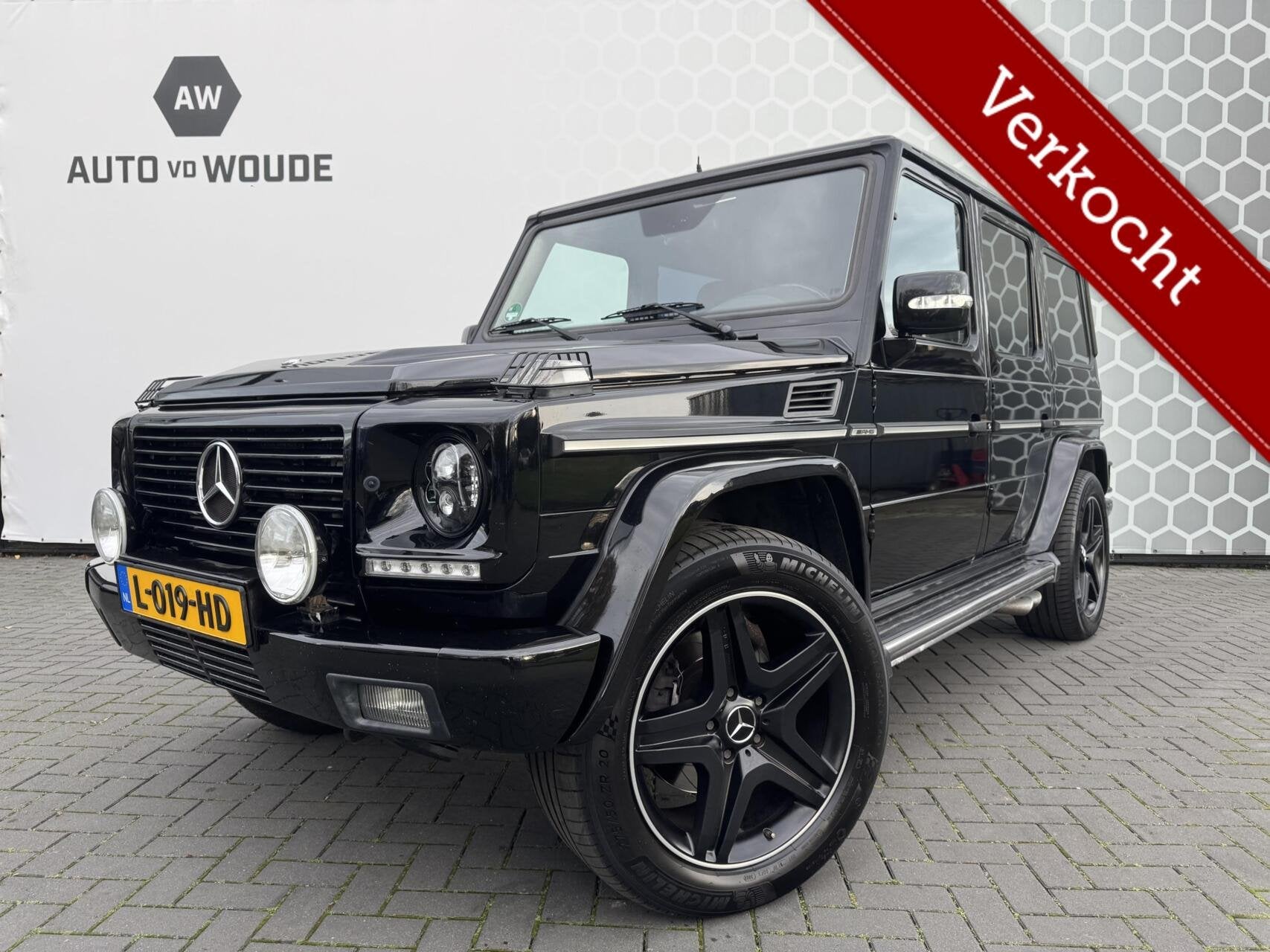 Mercedes G-klasse AMG G55 5.5 V8 Compressor 565PK Youngtimer, Auto's, Automaat, Parkeersensor, Gebruikt, G-Klasse