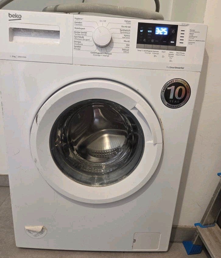 BEKO  machine a laver 6 kg 1400, 1200 à 1600 tours, 4 à 6 kg, Programme court, Chargeur frontal