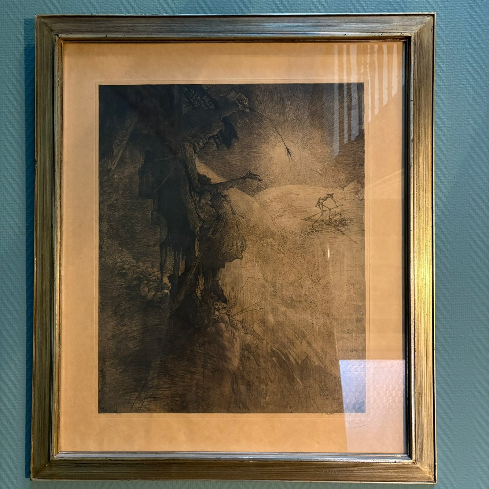 Jules De Bruycker, Ophalen, Ets