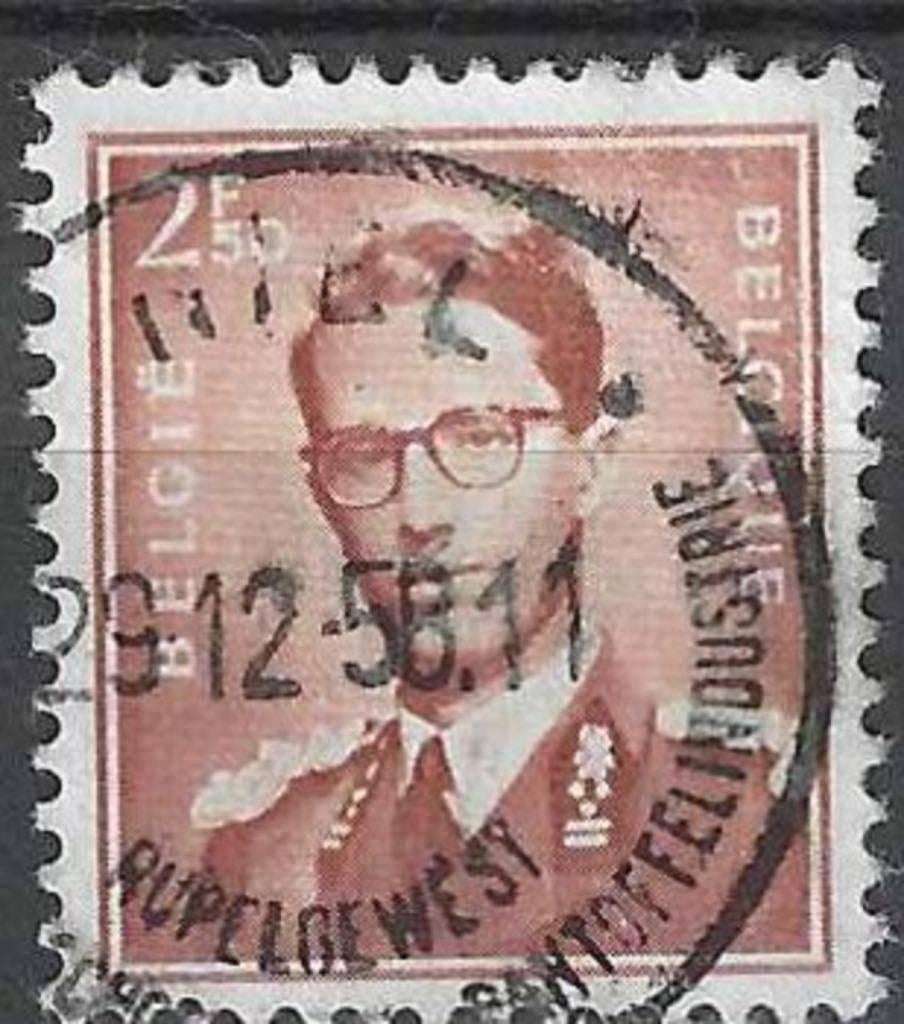 Belgie 1957 - Yvert 1028a - Koning Boudewijn (ST), Verzenden, Gestempeld, Gestempeld, Koninklijk huis