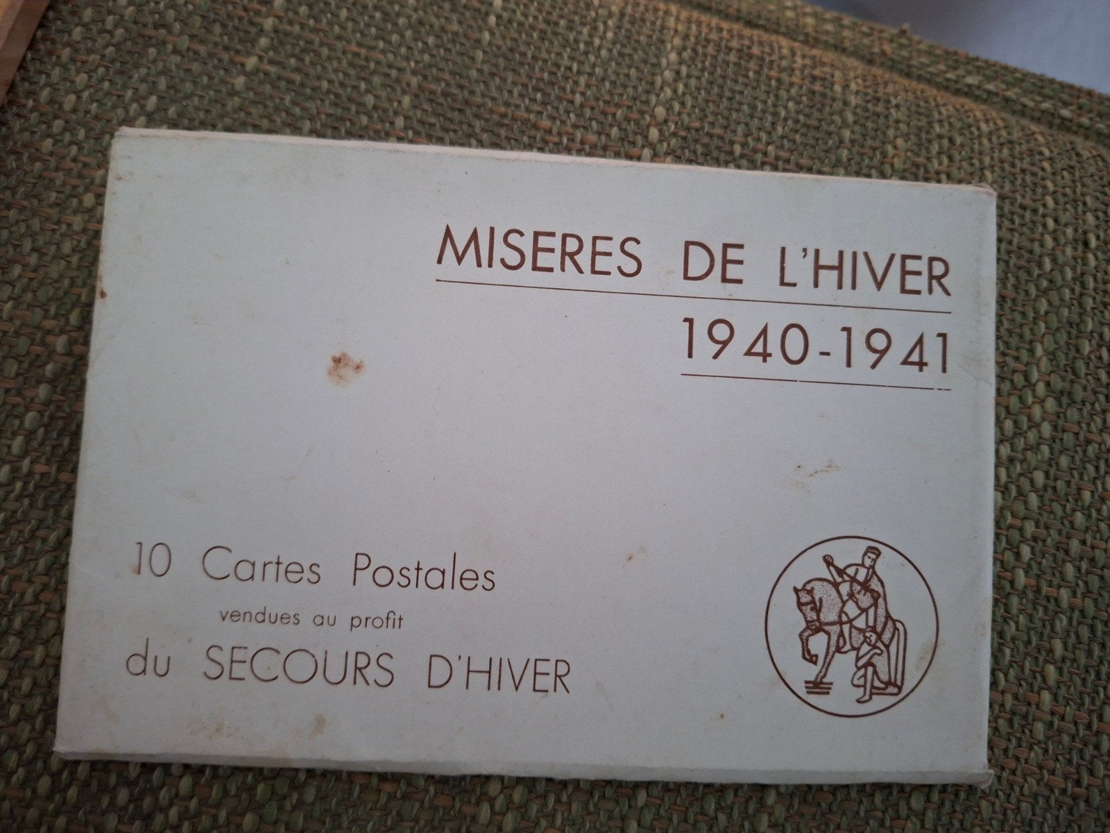 Set van 10 postkaarten "Misères de l'hiver", Verzamelen, Ophalen of Verzenden