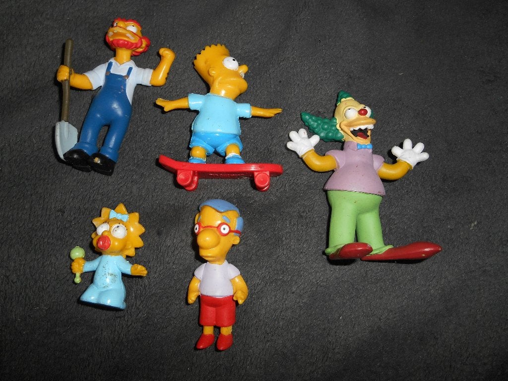 Lot de 5 figurine SIMPSON, Collections, Enlèvement ou Envoi