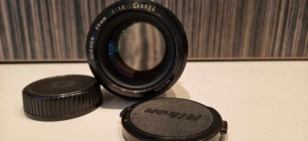 Lens nikkor 50 MM F 1.2, Audio, Tv en Foto, Ophalen of Verzenden, Gebruikt, Spiegelreflex, Nikon