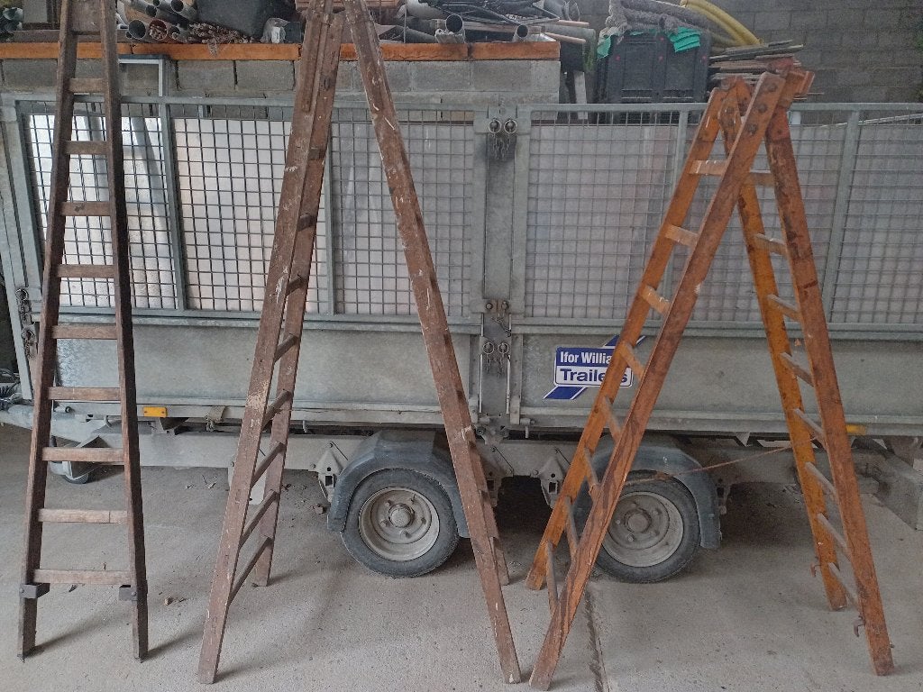 decoratie ladders, Ophalen, Gebruikt
