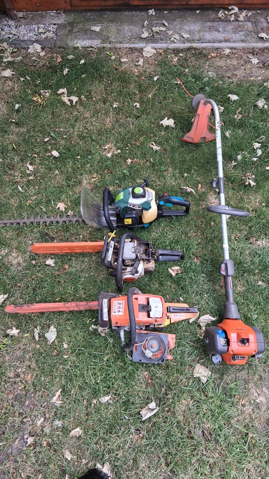 Lot machines de jardin, Enlèvement