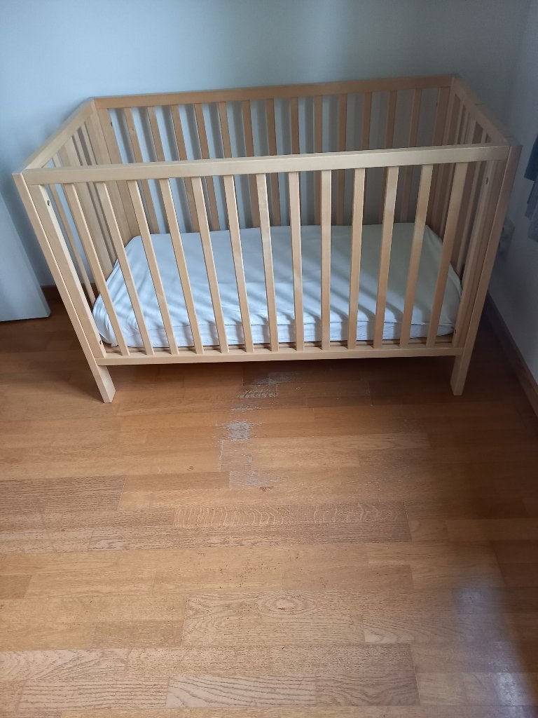 Kinderbedje, Kinderen en Baby's, Ophalen, Zo goed als nieuw, Minder dan 140 cm, Matras