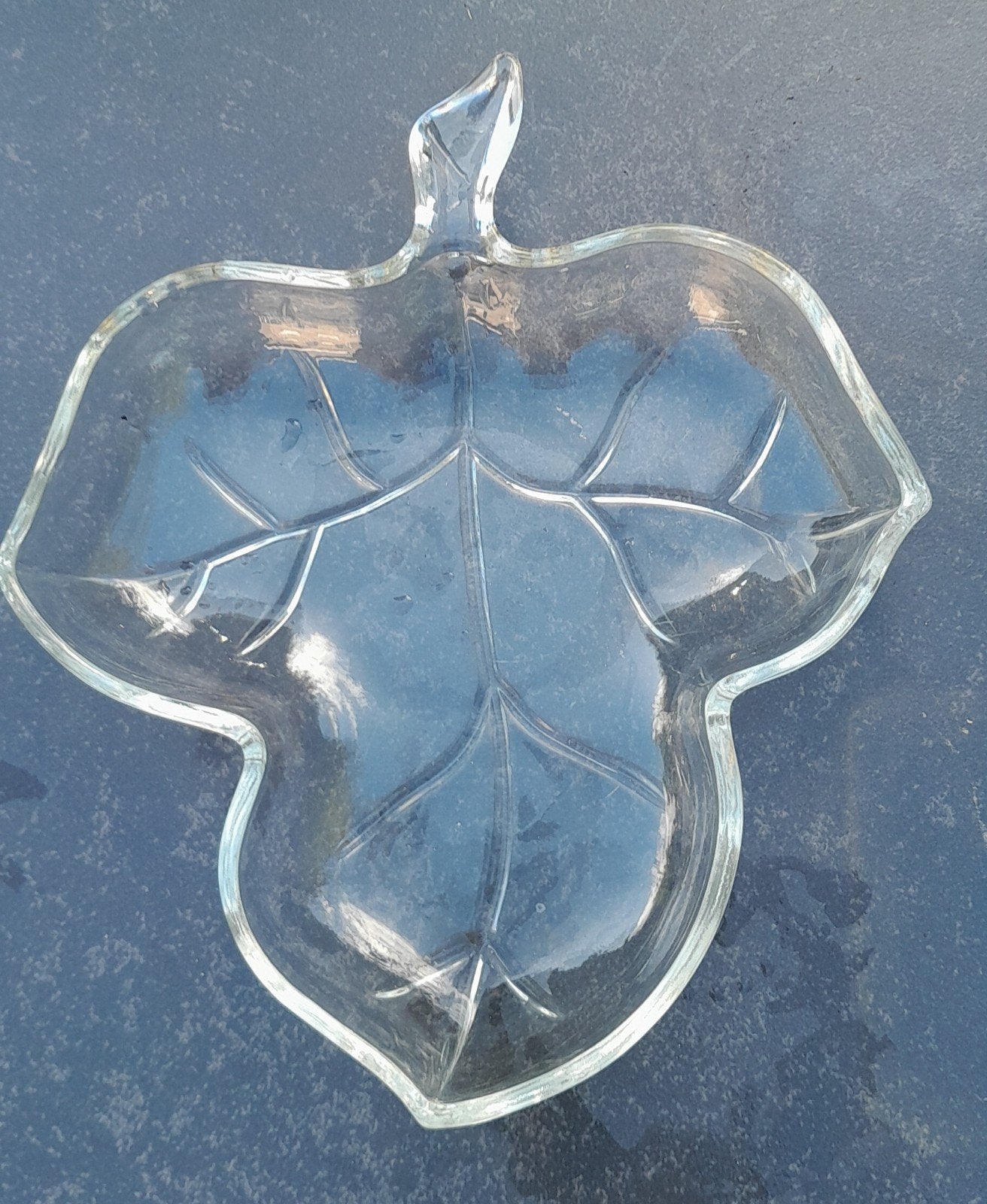 Prachtige kristallen schaal 20 cm., Verzenden