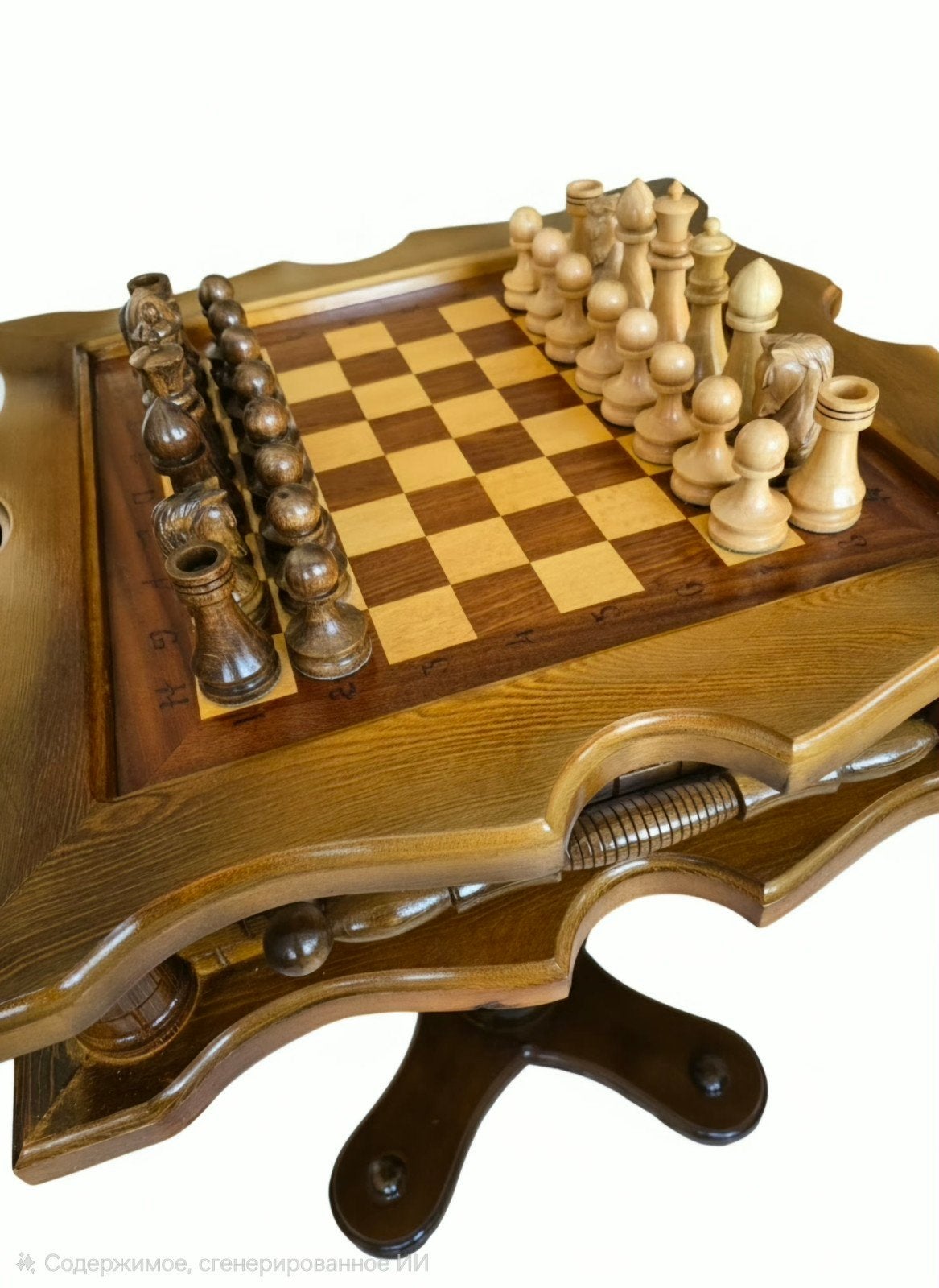 Table d'échecs faite main, Enlèvement ou Envoi