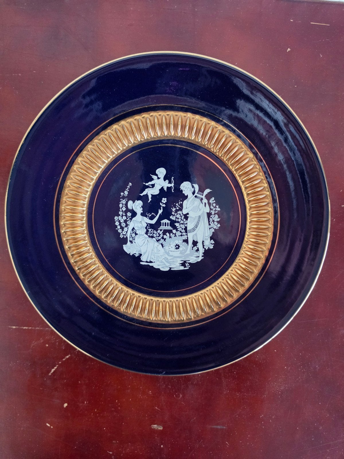 Assiette décorative en porcelaine de Limoges, Antiquités & Art, Enlèvement ou Envoi