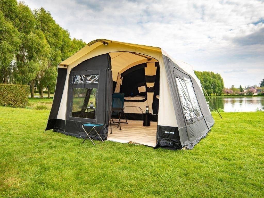 Trigano Odyssee GL 2025 !!NIEUW!!LAATSTE KANS IVM INRUIL!!, Caravans en Kamperen, Vouwwagens, Trigano, Beige, Ophalen of Verzenden
