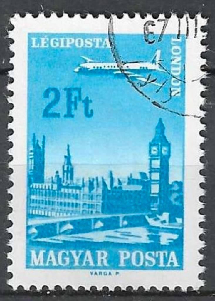 Hongrie 1966/1967 - Yvert 285PA - Courrier à destinatio (ST), Envoi, Affranchi