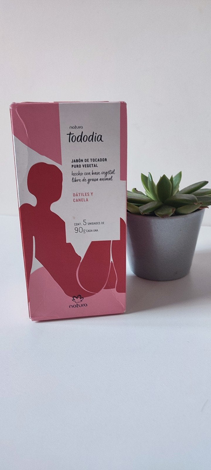 Natura Tododia Dadel & Kaneel Zeep – 5 stuks, Ophalen of Verzenden, Nieuw, Bad & Douche