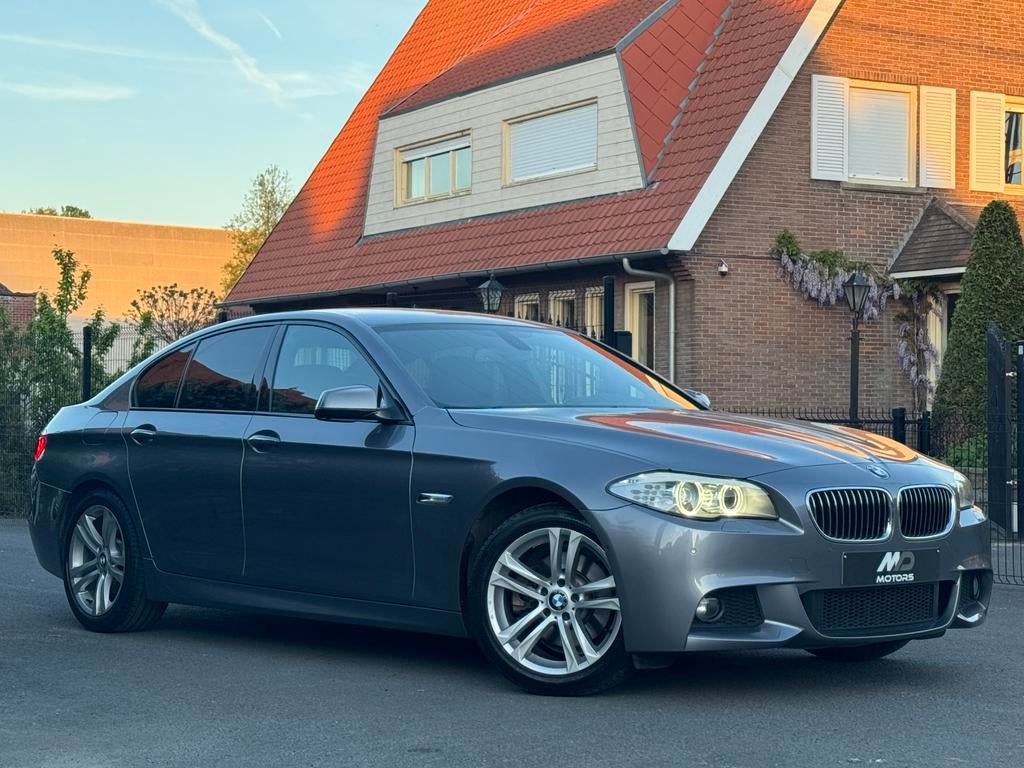 BMW 5 Serie F10 | M packet | Automaat | Navi | Xenon | Full, Automaat, Testrit aan huis, Achterwielaandrijving, Zwart