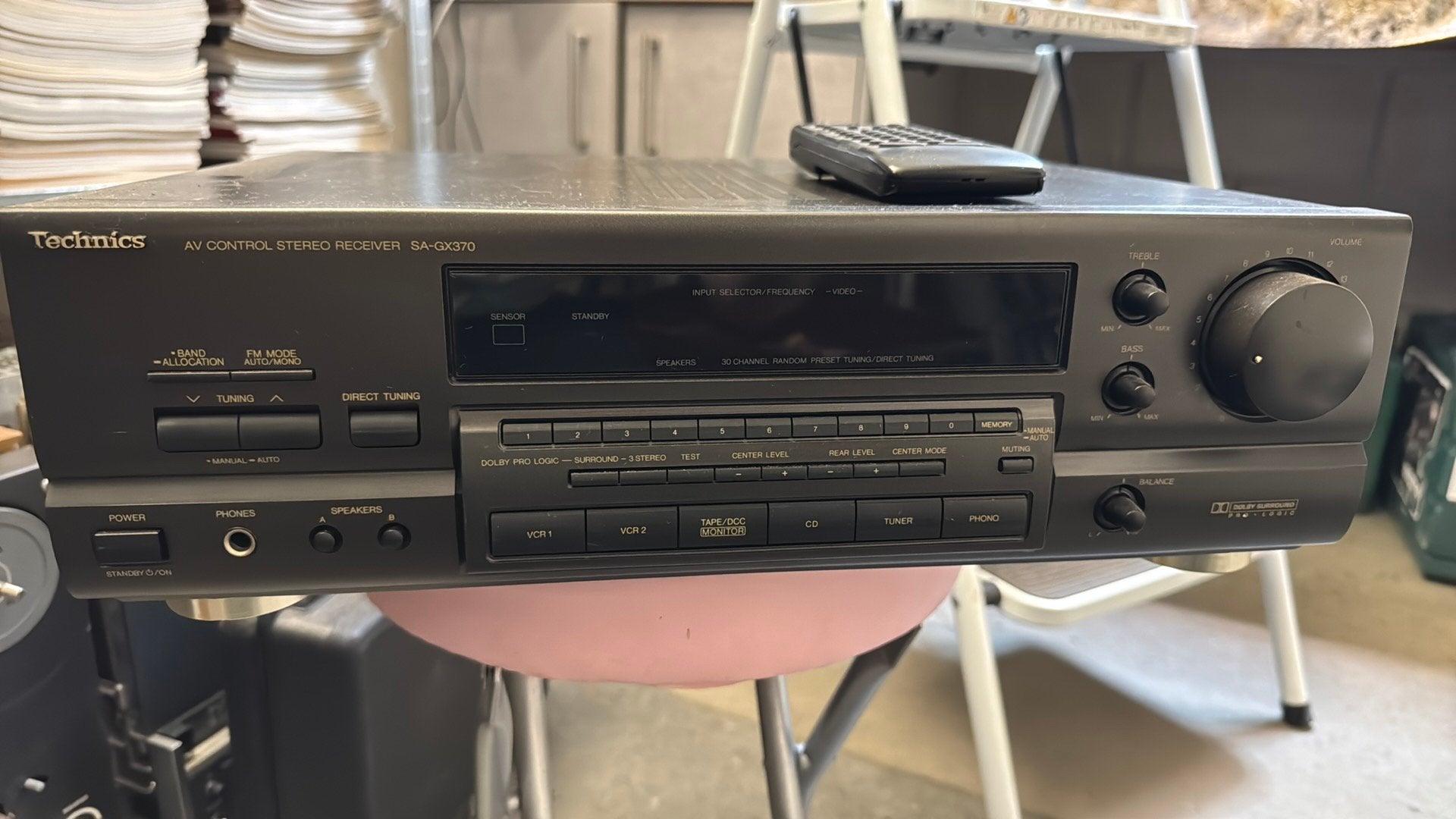 Technics receiver met afstandsbediening werk goed, Ophalen, Zo goed als nieuw