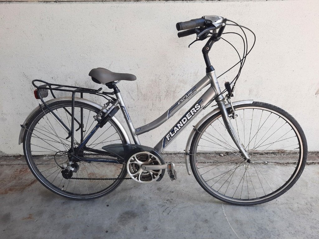 Meisjesfiets Flanders, Fietsen en Brommers, Gebruikt, Velgrem, Versnellingen, Flanders