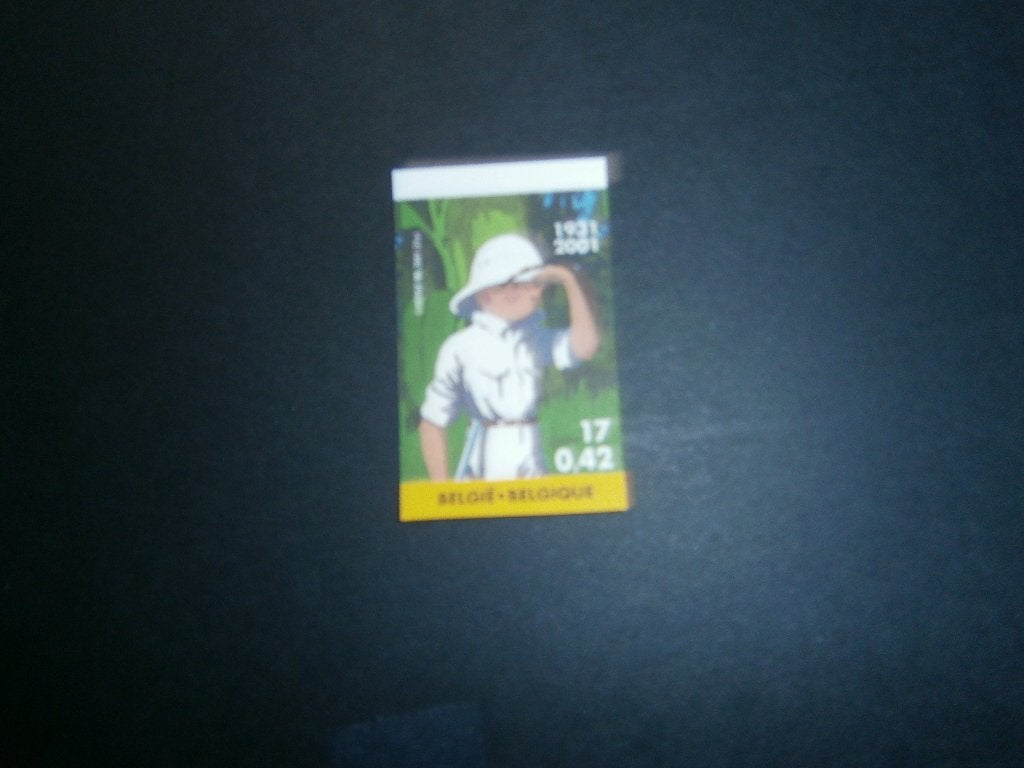 TIMBRES DE BELGIQUE, Envoi, Tintin