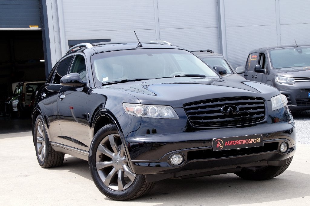 Infiniti FX 3.5i V6_ LPG_ 4x4_  garantie, Auto's, Automaat, Beige, 2000 kg, Zwart