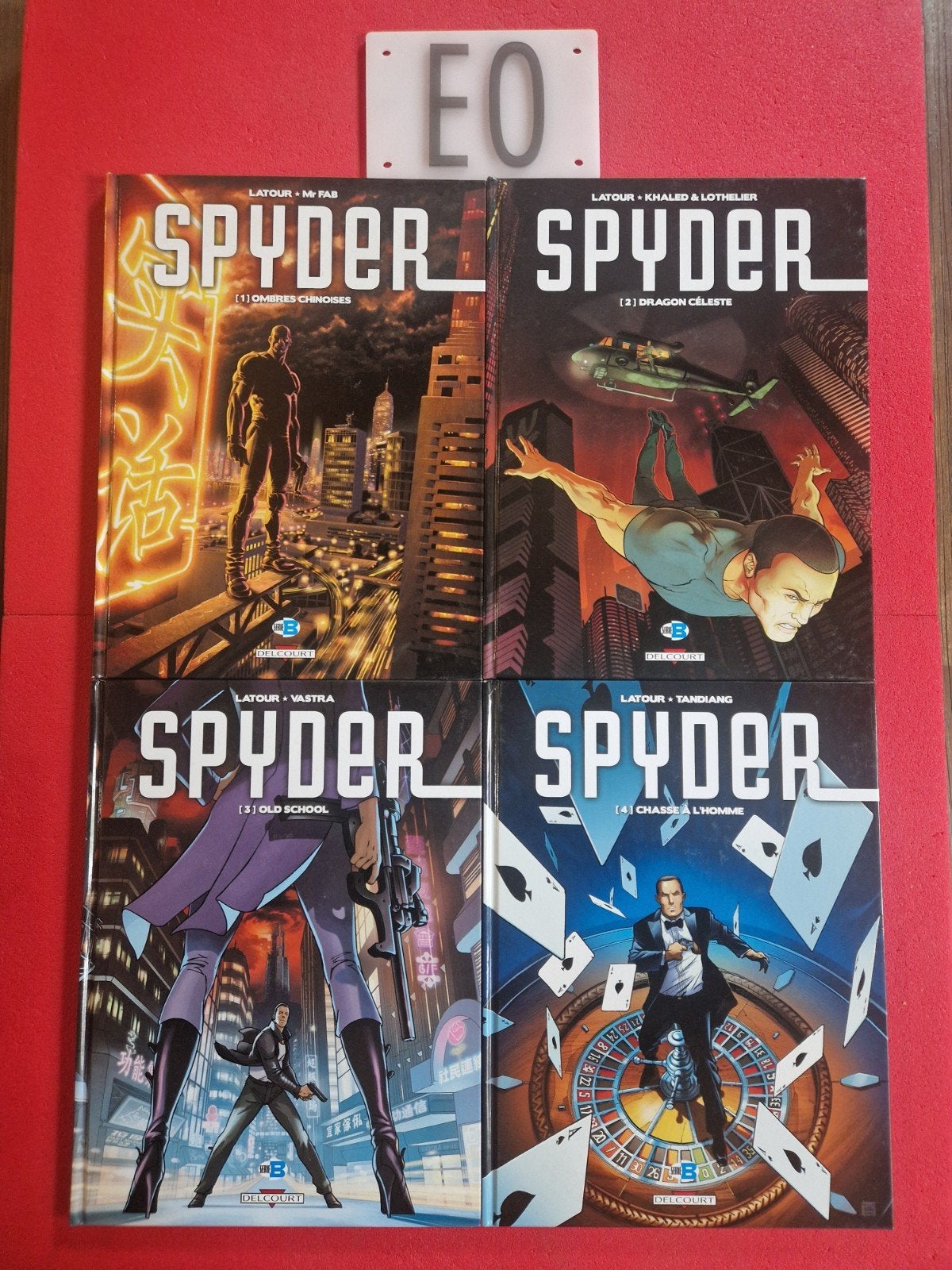 lot de 4 bd spyder 1 à 4,EO (intégrale de la série), Enlèvement ou Envoi