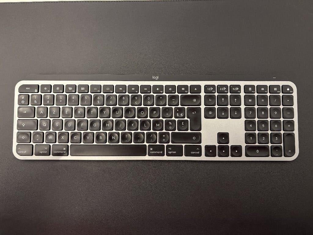 Clavier Logitech MX Keys Mac, Informatique & Logiciels, Logitech G, Azerty, Enlèvement, Utilisé