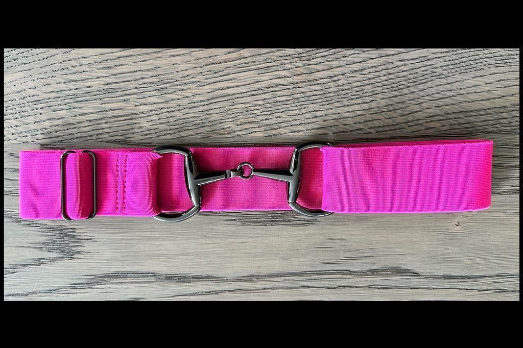 Roze - Zwart - Paardrij Riem - Trensriem - Paardrijriem - Pa, Dieren en Toebehoren, Paardrijkleding, Nieuw, Overige typen, Western