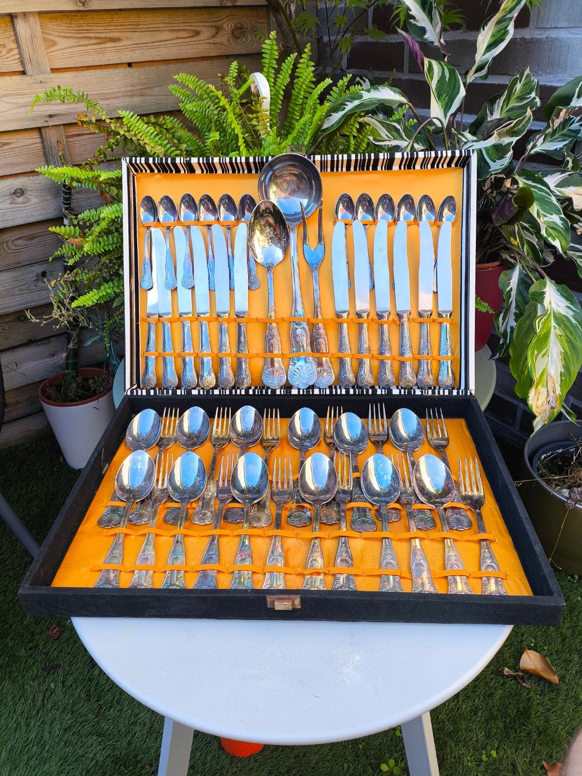 Luxe Vintage Italiaanse Bestekset (51-delig) – Verzilverd AP, Ophalen of Verzenden