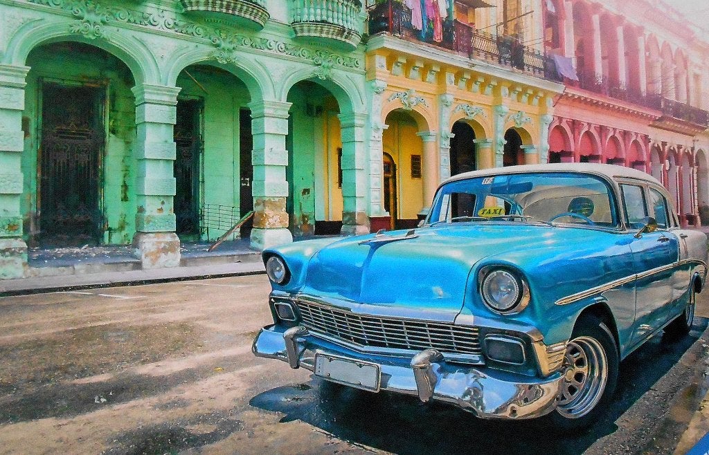 Puzzel Cars Cuba - 1500 stuks, Hobby en Vrije tijd, Verzenden, 500 t/m 1500 stukjes, Zo goed als nieuw, Legpuzzel